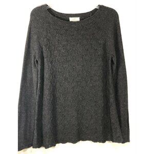 Loft Outlet Gray Long Sleeve Pullover Sweater Women’s  Size Small